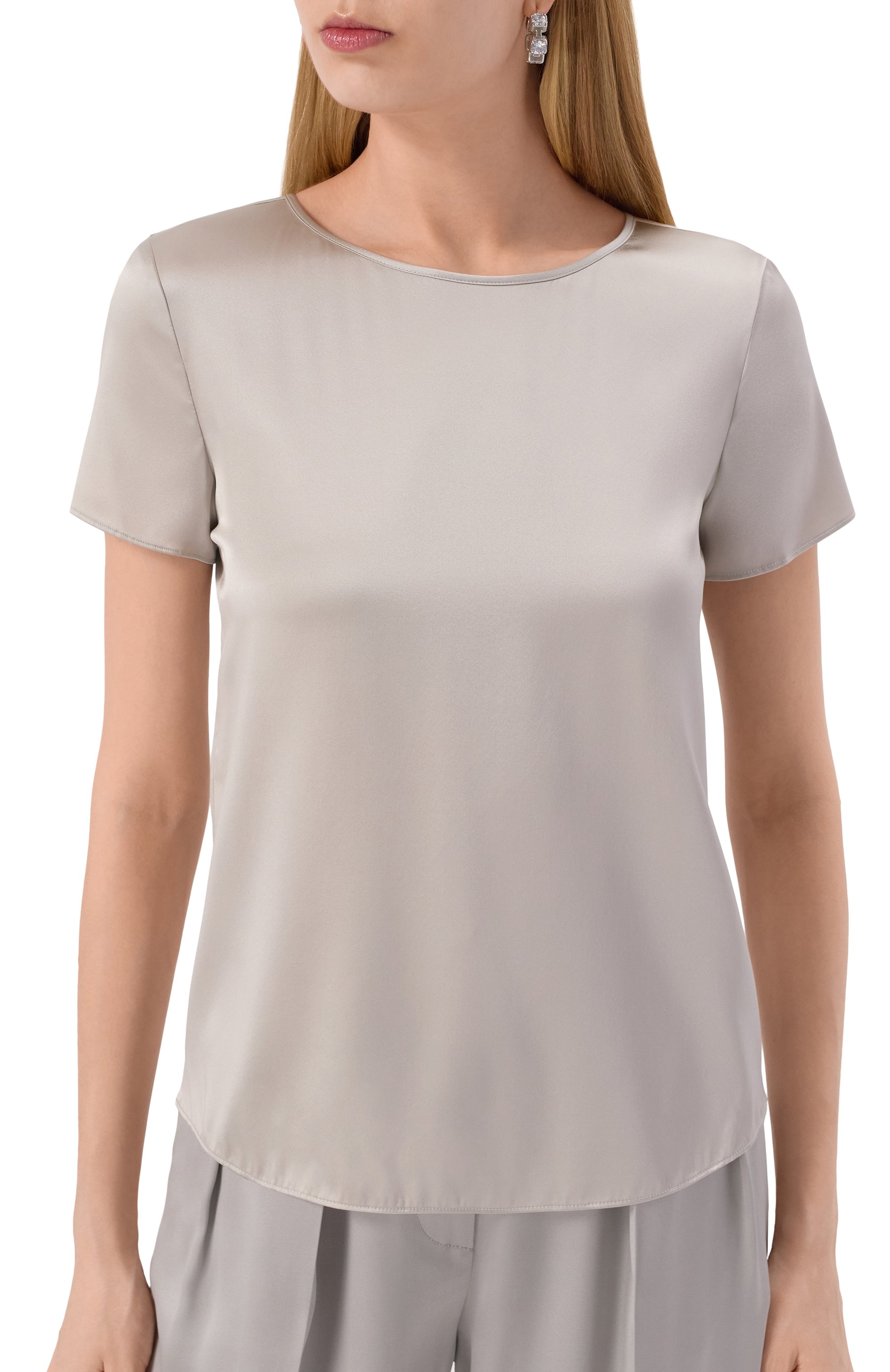 Атласный топ EMPORIO ARMANI, арт. 8N2K15/2NXXZ, фото 5