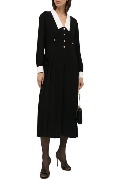 Платье CELINE черного цвета по цене 277500 руб., арт. 2R74B865C, фото 2 Платье CELINE, арт. 2R74B865C, фото 2