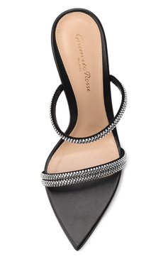 Кожаные мюли cannes 105 GIANVITO ROSSI, арт. G16090.15RIC.XCNBLBC, фото 4