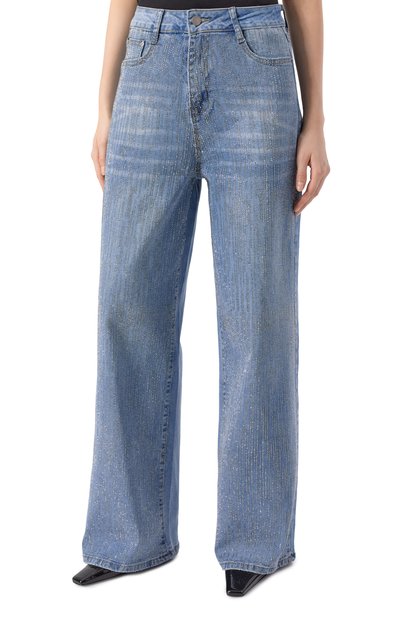 Джинсы с отделкой стразами SASHA KIM, арт. УТ-00001793, фото 3