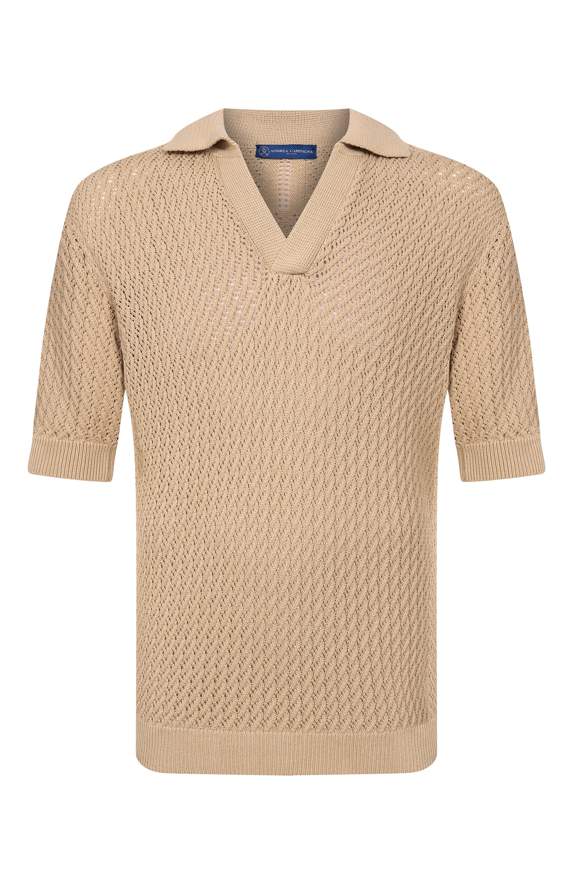 Хлопковое поло ANDREA CAMPAGNA, арт. M5426-9022, фото 1