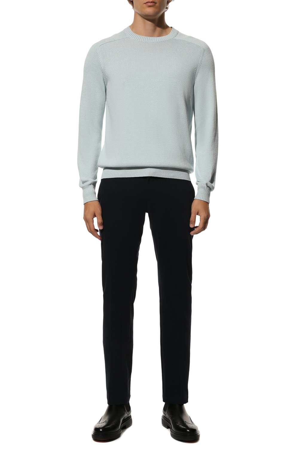 Брюки из хлопка и шерсти STEFANO RICCI, арт. MBT2300010/CF16, фото 2