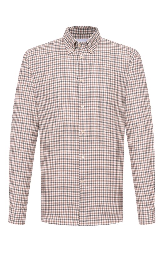 Хлопковая рубашка Boglioli 620/FB5854 Бежевый 620/FB5854