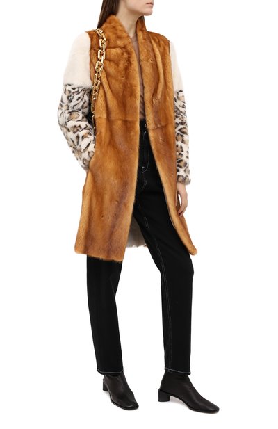 Шуба прямого кроя из меха норки MATE OFFICIAL, арт. 74CF073-8511011, фото 2