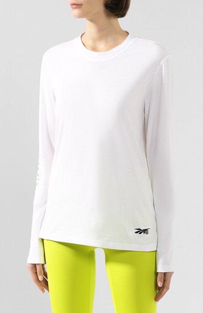 Лонгслив reebok x victoria beckham REEBOK белого цвета по цене 8980 руб., арт. FM4915, фото 3 Лонгслив reebok x victoria beckham REEBOK, арт. FM4915, фото 3