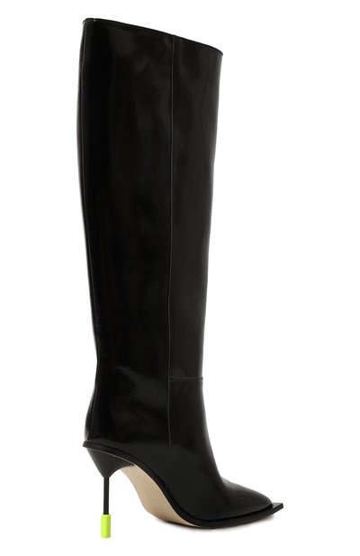 Кожаные сапоги MSGM черного цвета по цене 52900 руб., арт. 3541MDS111/479, фото 5 Кожаные сапоги MSGM, арт. 3541MDS111/479, фото 5