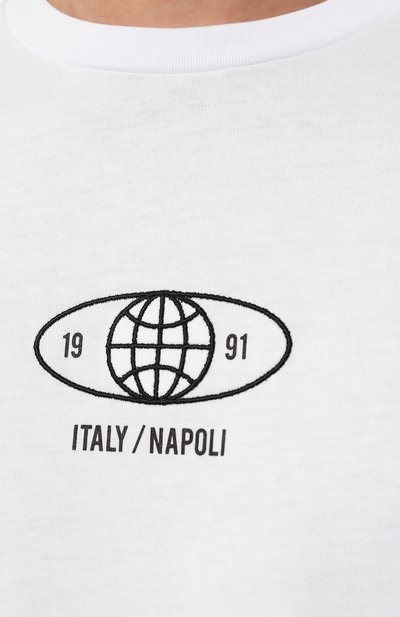 Хлопковая футболка KITON, арт. UMM0454, фото 5