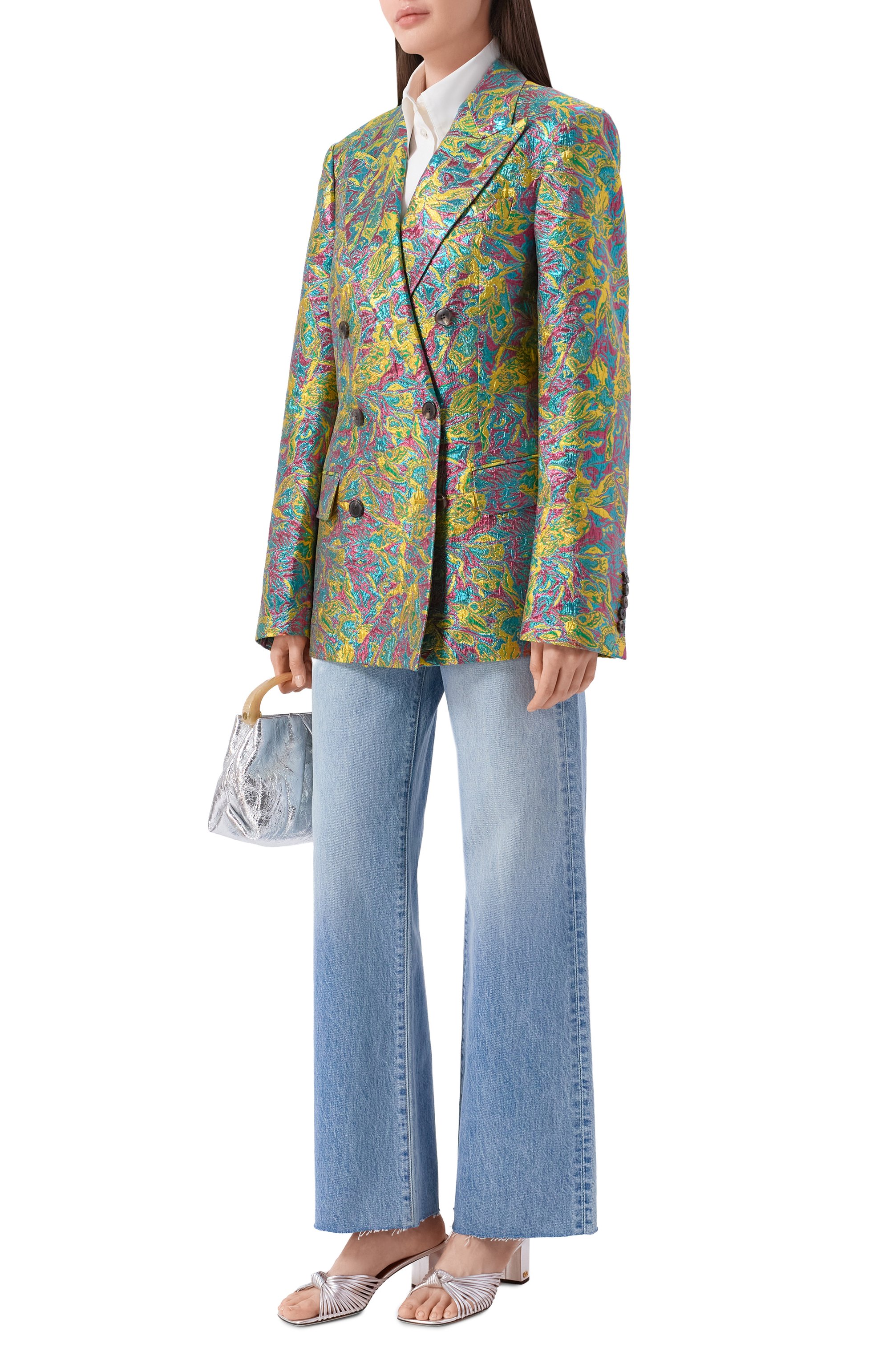 Жакет из вискозы и хлопка DRIES VAN NOTEN, арт. 261-010440/3154, фото 2