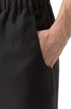 Брюки из вискозы SAINT LAURENT, арт. 717375Y1G68 1000, фото 5