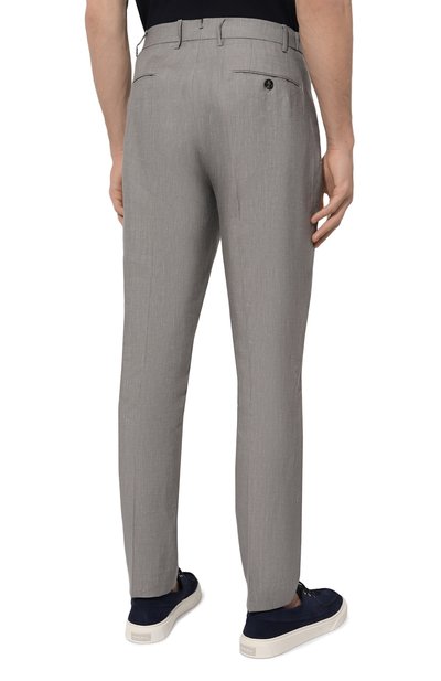 Брюки изо льна и хлопка BERWICH, арт. GL0BE, фото 4