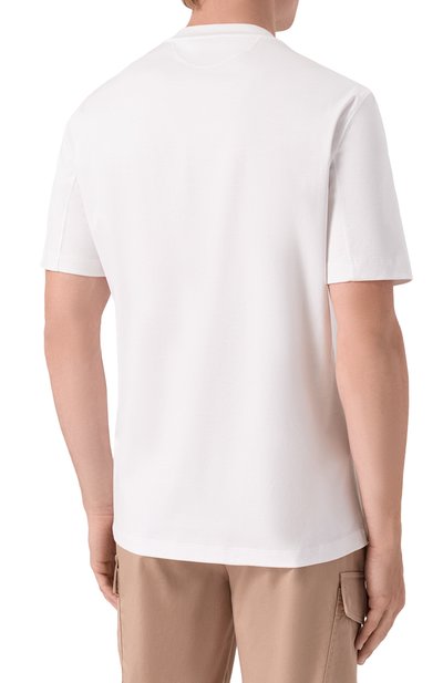 Хлопковая футболка BRUNELLO CUCINELLI, арт. M0B138517, фото 4