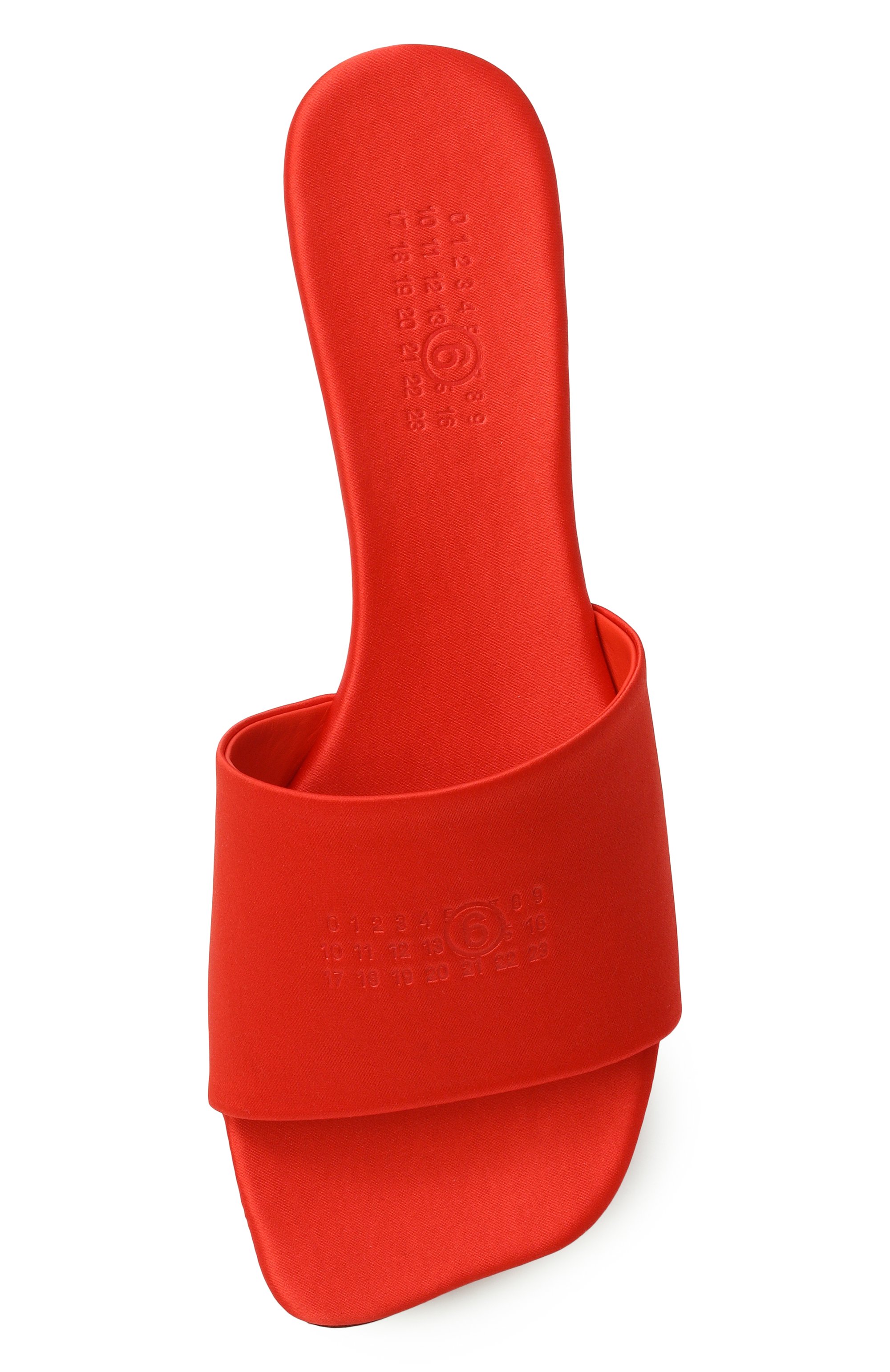 Текстильные мюли anatomic MM6 красного цвета по цене 55250 руб., арт. S59WP0211/P5560, фото 6 Текстильные мюли anatomic MM6, арт. S59WP0211/P5560, фото 6