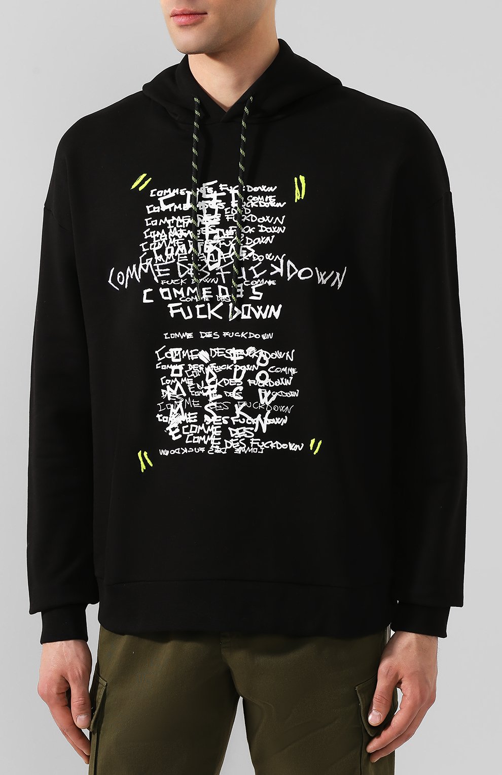 Хлопковое худи COMME DES FUCKDOWN, арт. CDFU765, фото 3