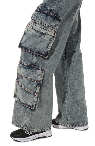 Комбинированные кроссовки VERSACE JEANS COUTURE, арт. 74VA3SA3/ZS648, фото 3