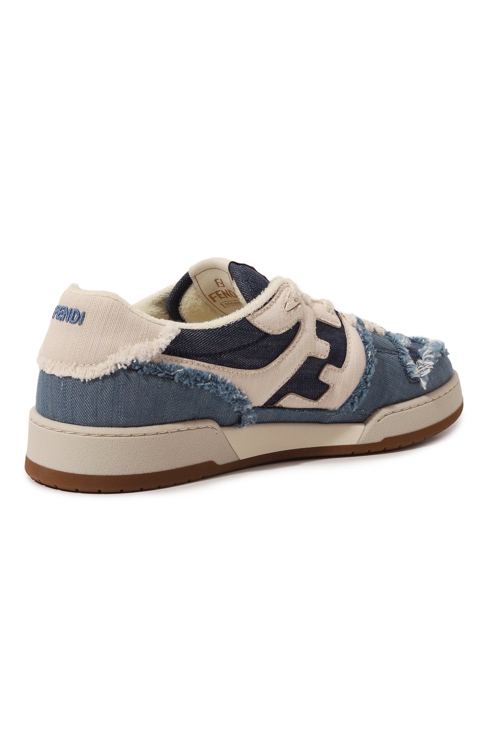 Текстильные кеды fendi match FENDI, арт. 7E1495/AMF1, фото 5