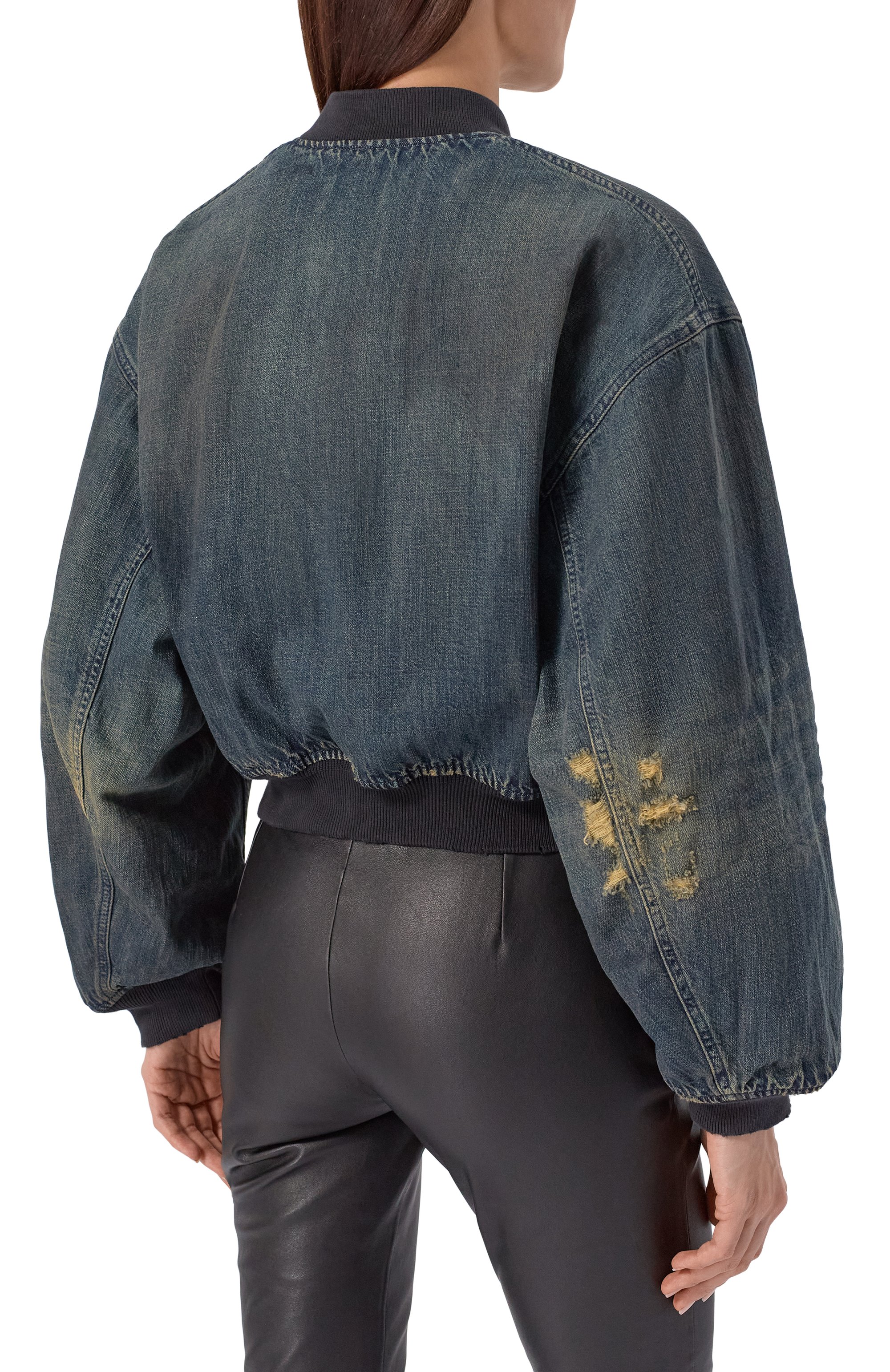 Джинсовый бомбер BALENCIAGA, арт. 851006/TTW76, фото 4