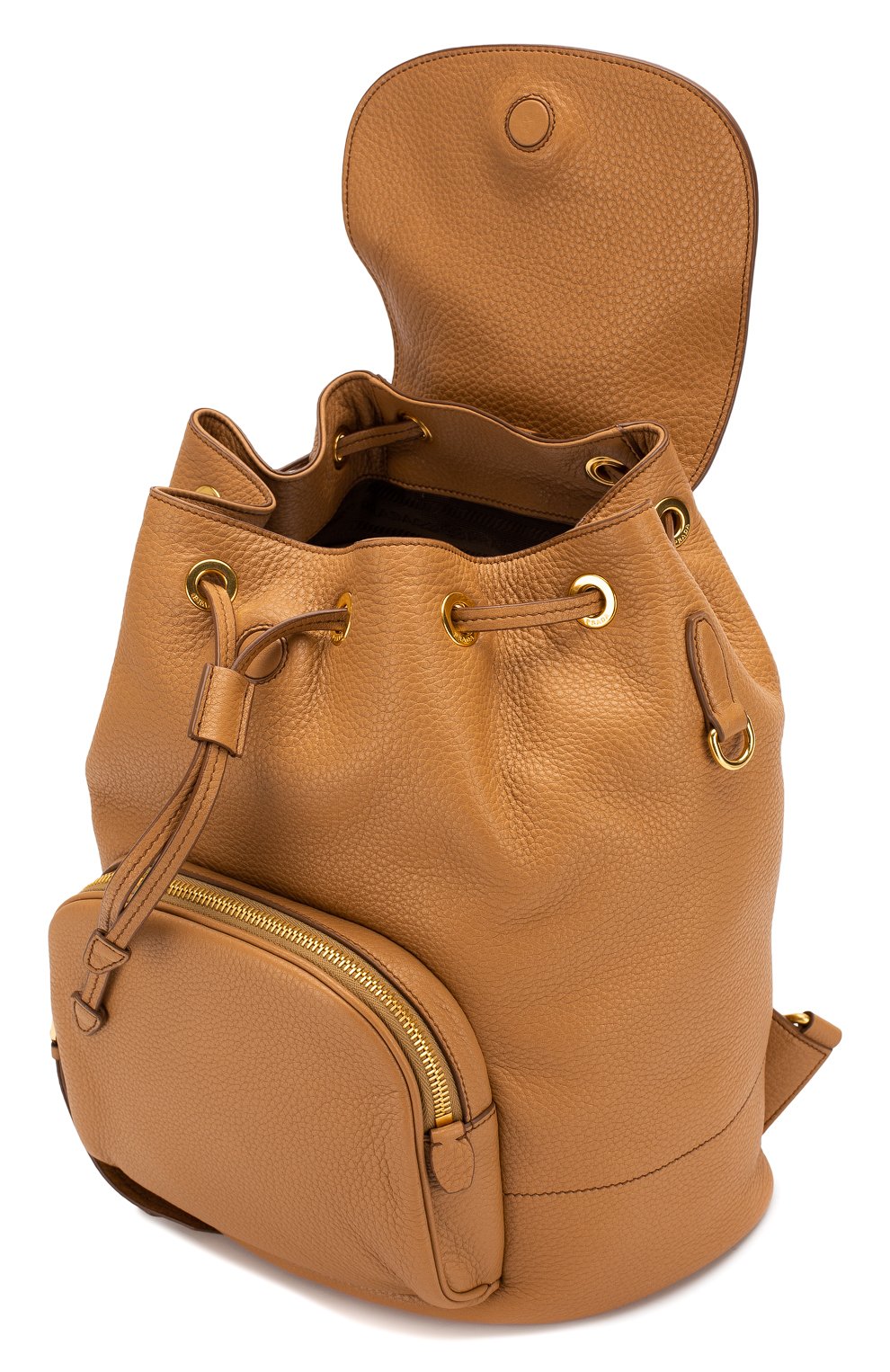 Рюкзак PRADA кремового цвета по цене 170000 руб., арт. 1BZ035-2BBE-F0ZDG-OOO, фото 3 Рюкзак PRADA, арт. 1BZ035-2BBE-F0ZDG-OOO, фото 3