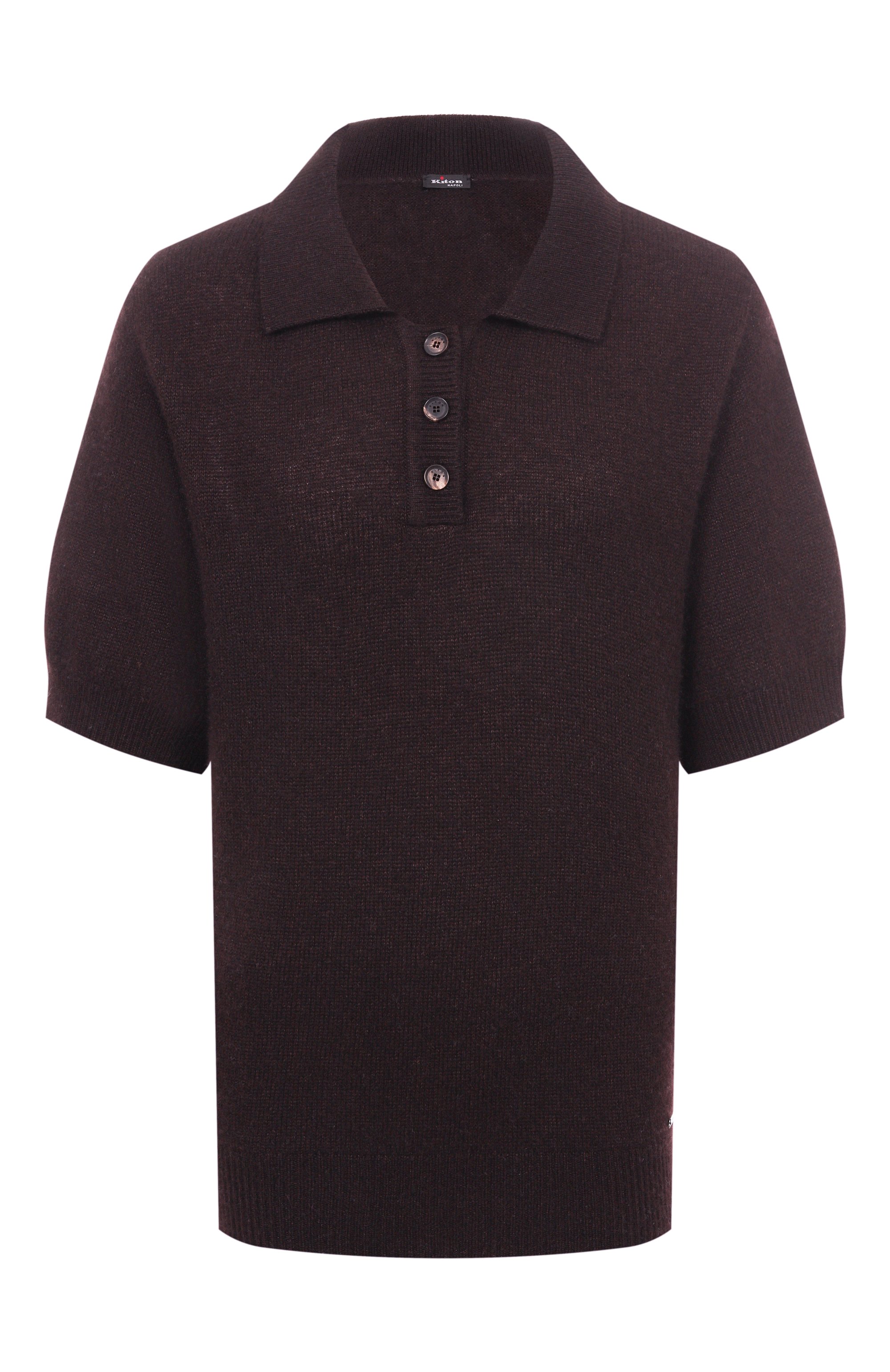 Поло из кашемира и шелка KITON, арт. D6072931928, фото 1