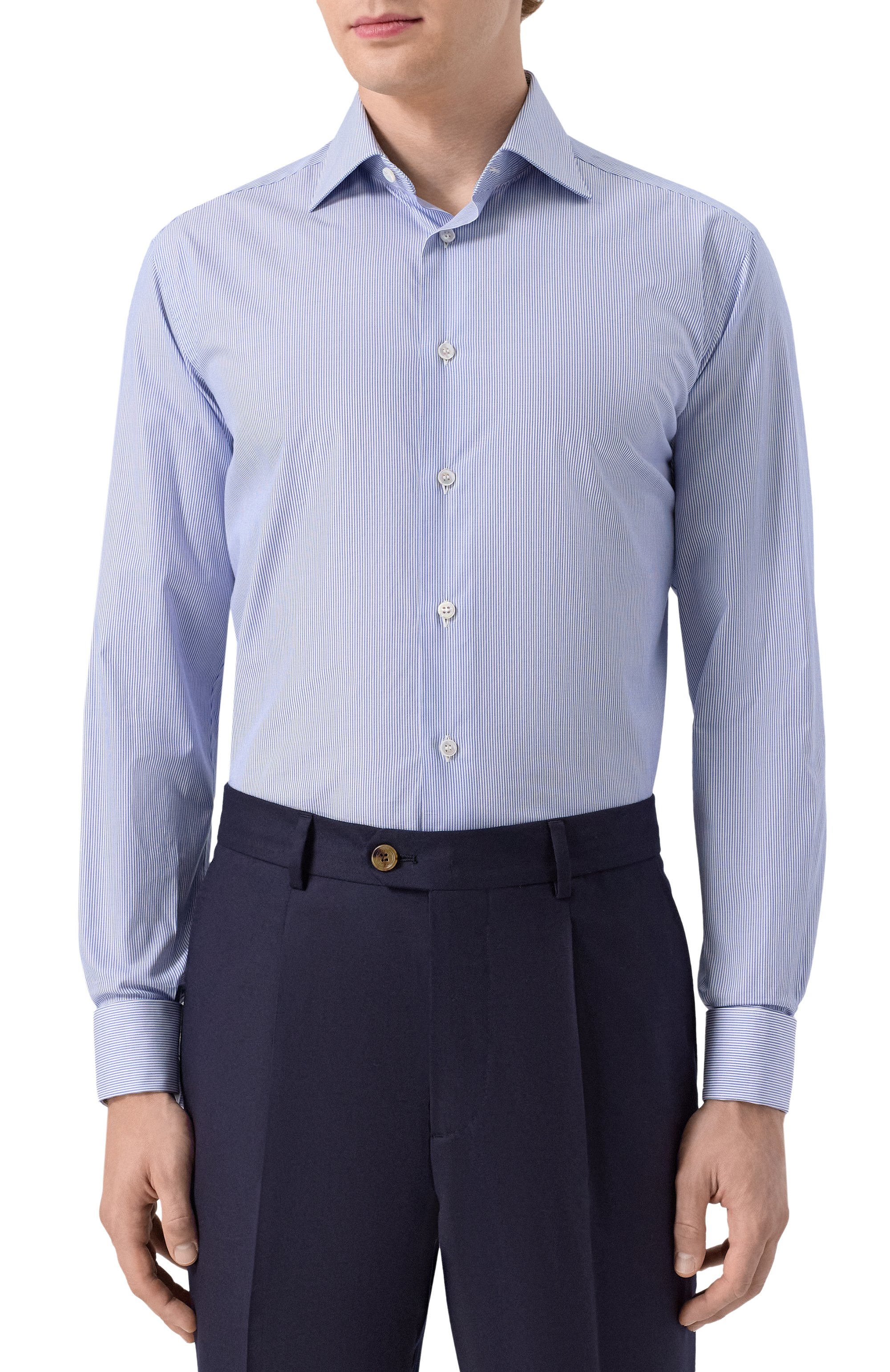 Хлопковая сорочка BRIONI, арт. RCB20L/PA03T, фото 3