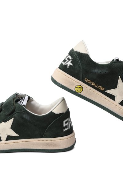 Замшевые кеды ball star GOLDEN GOOSE DELUXE BRAND, арт. GYF00501.F008055, фото 5