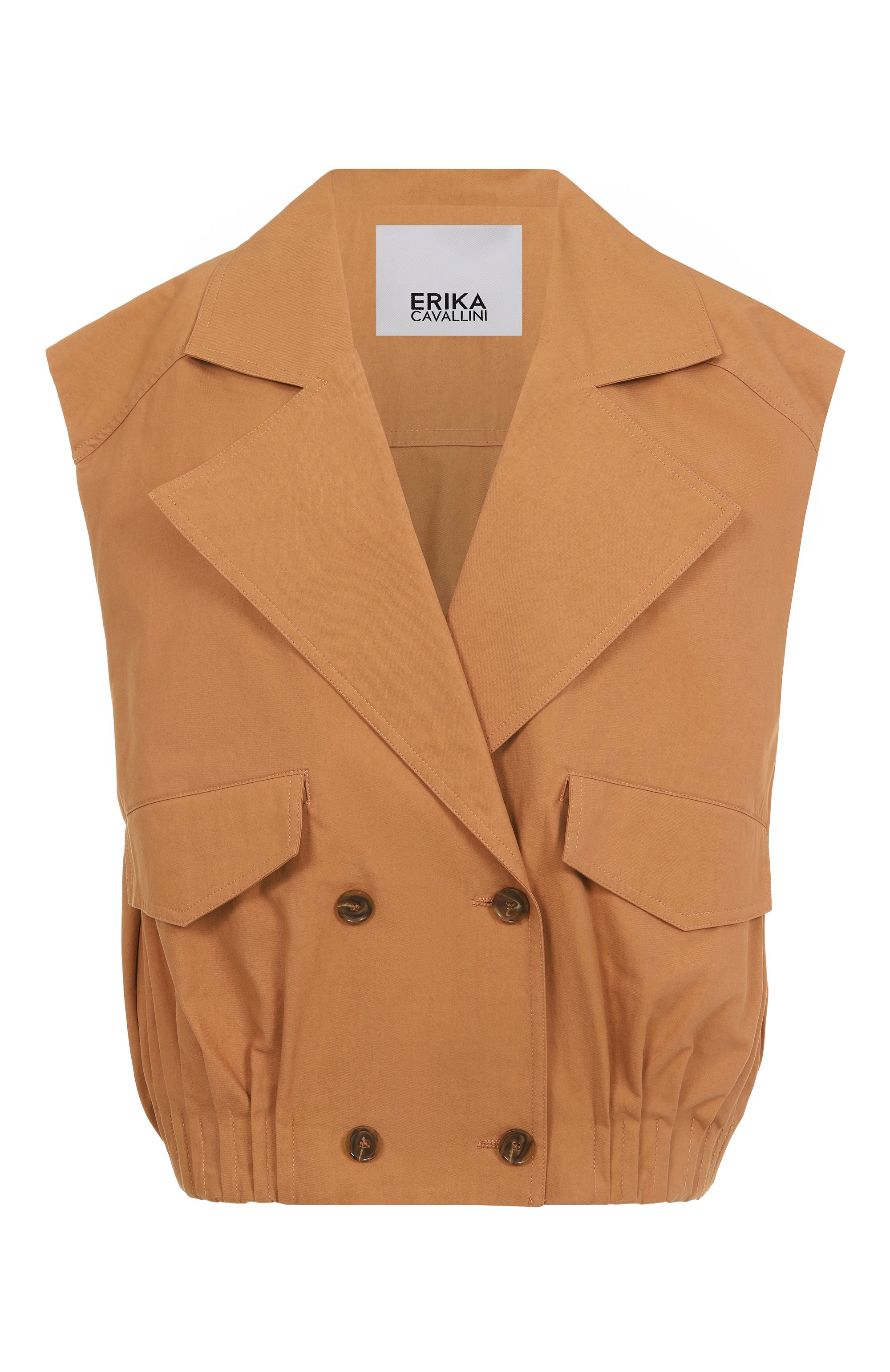 Хлопковый жилет ERIKA CAVALLINI, арт. E5SL01, фото 1