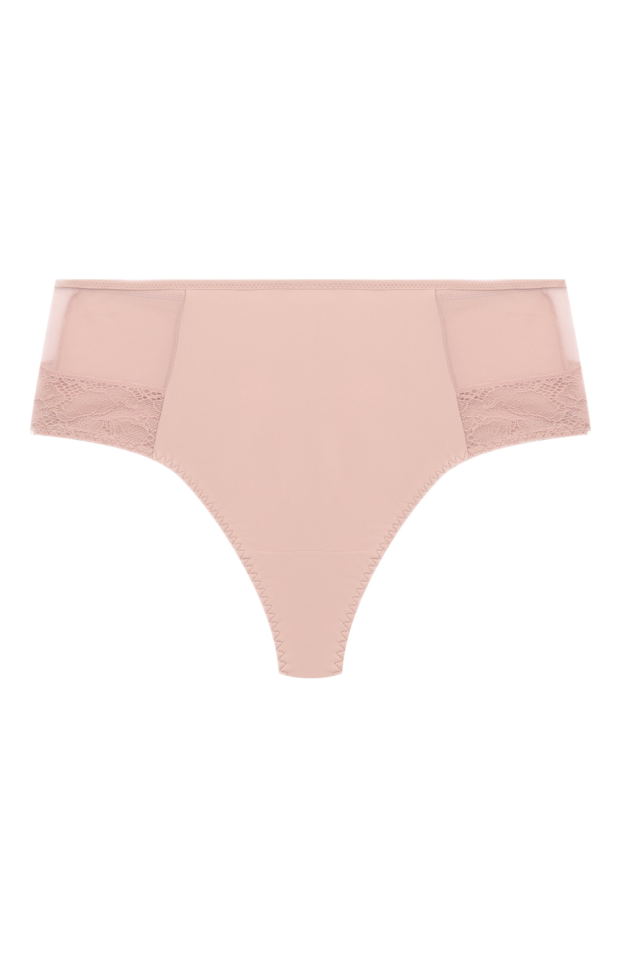 Трусы-танга MAISON LEJABY бежевого цвета по цене 9300 руб., арт. E12266, фото 1 Трусы-танга MAISON LEJABY, арт. E12266, фото 1