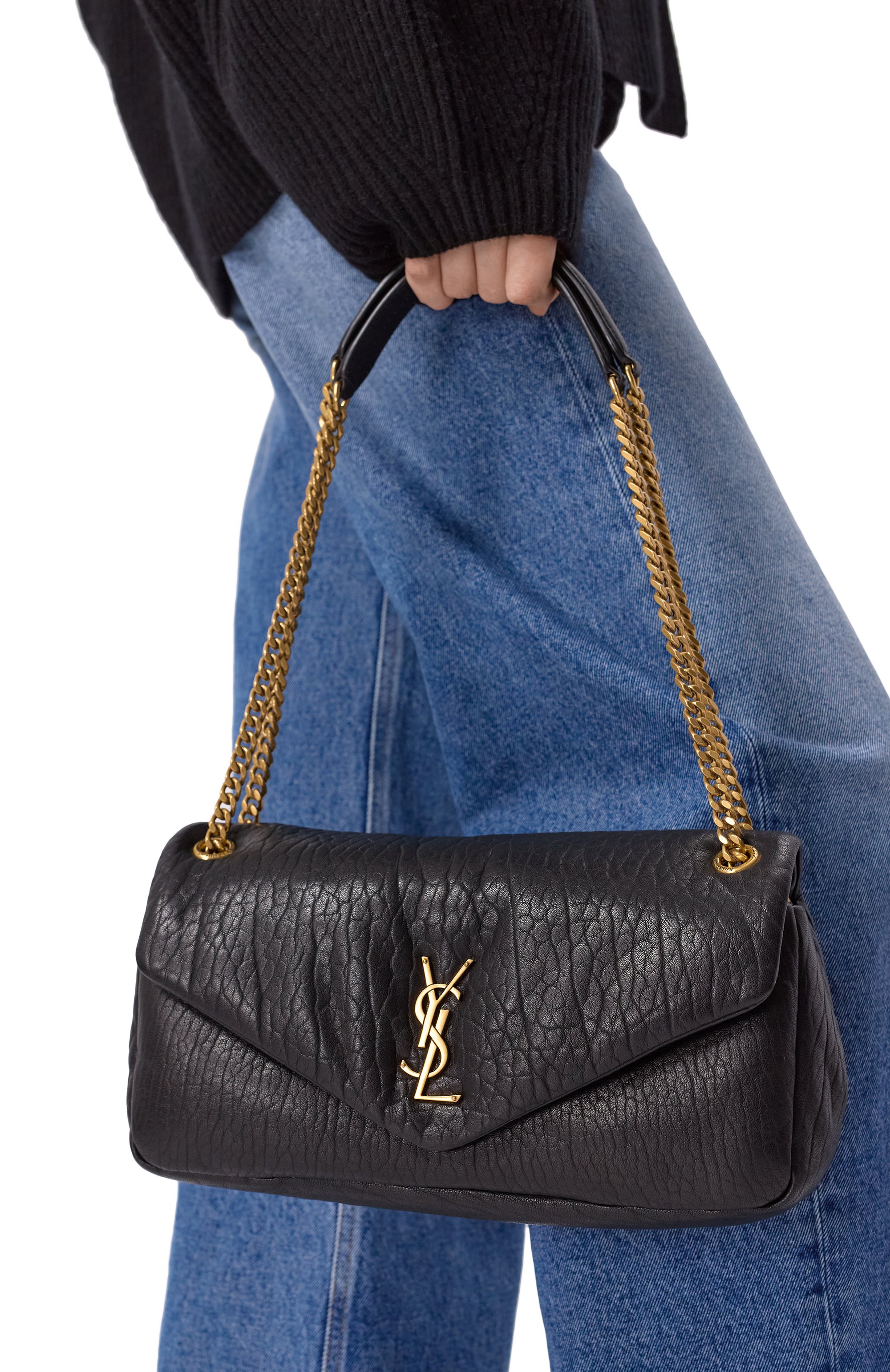 Сумка calypso medium SAINT LAURENT, арт. 800916/AACYT, фото 2