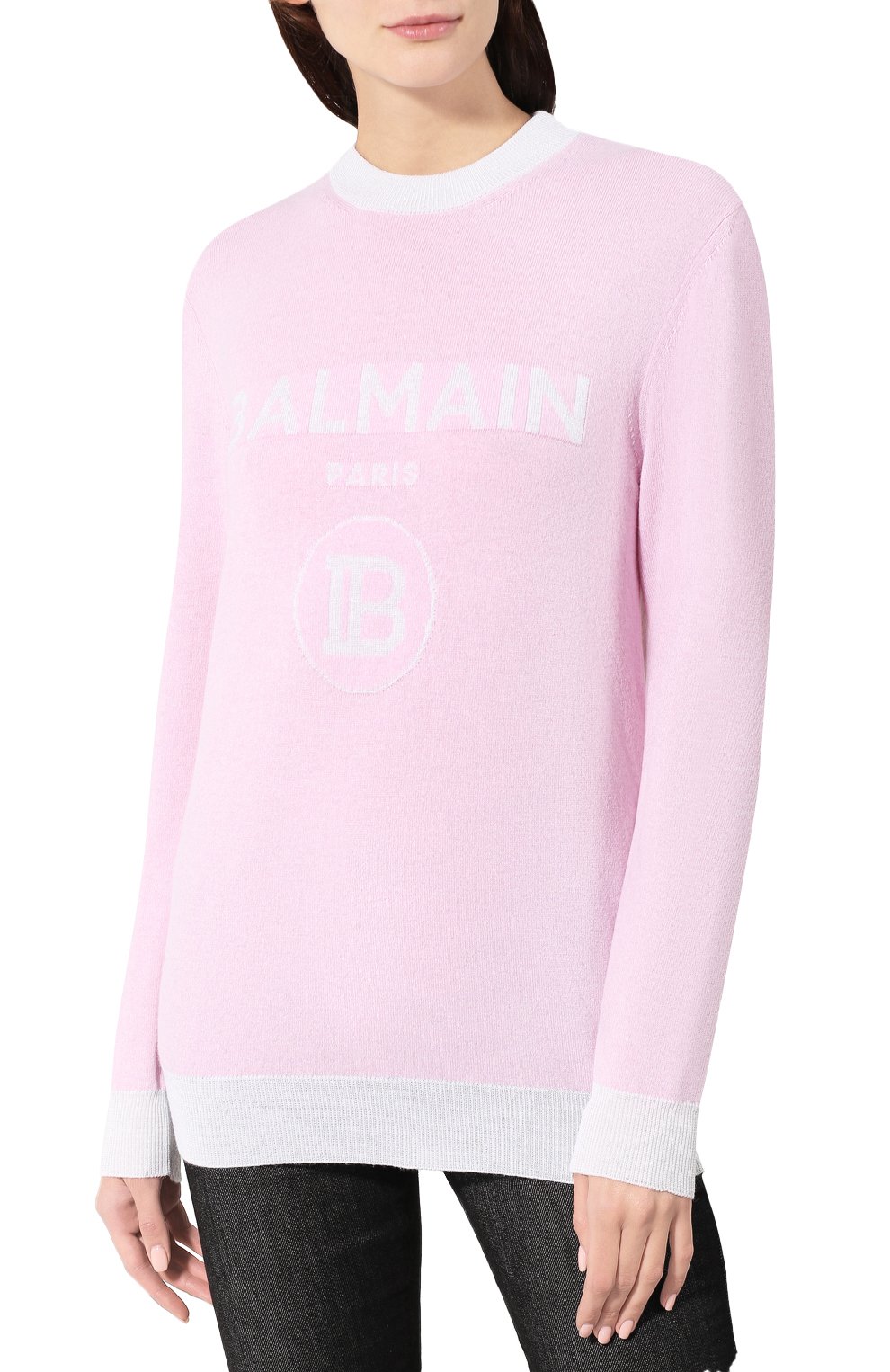 Пуловер из смеси шерсти и кашемира BALMAIN, арт. SF23110/K495, фото 3