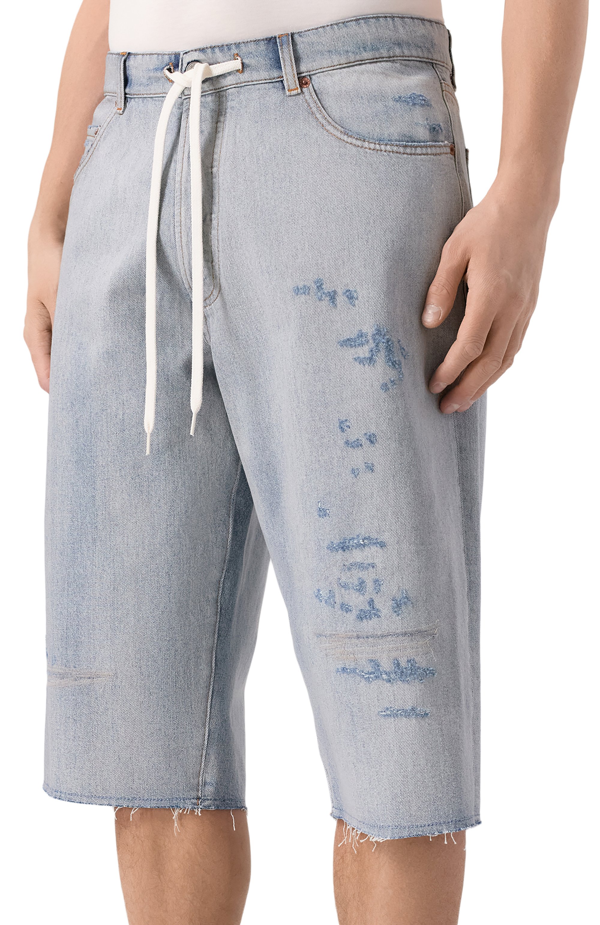 Джинсовые шорты MM6, арт. SH0MU0014/M30055, фото 3