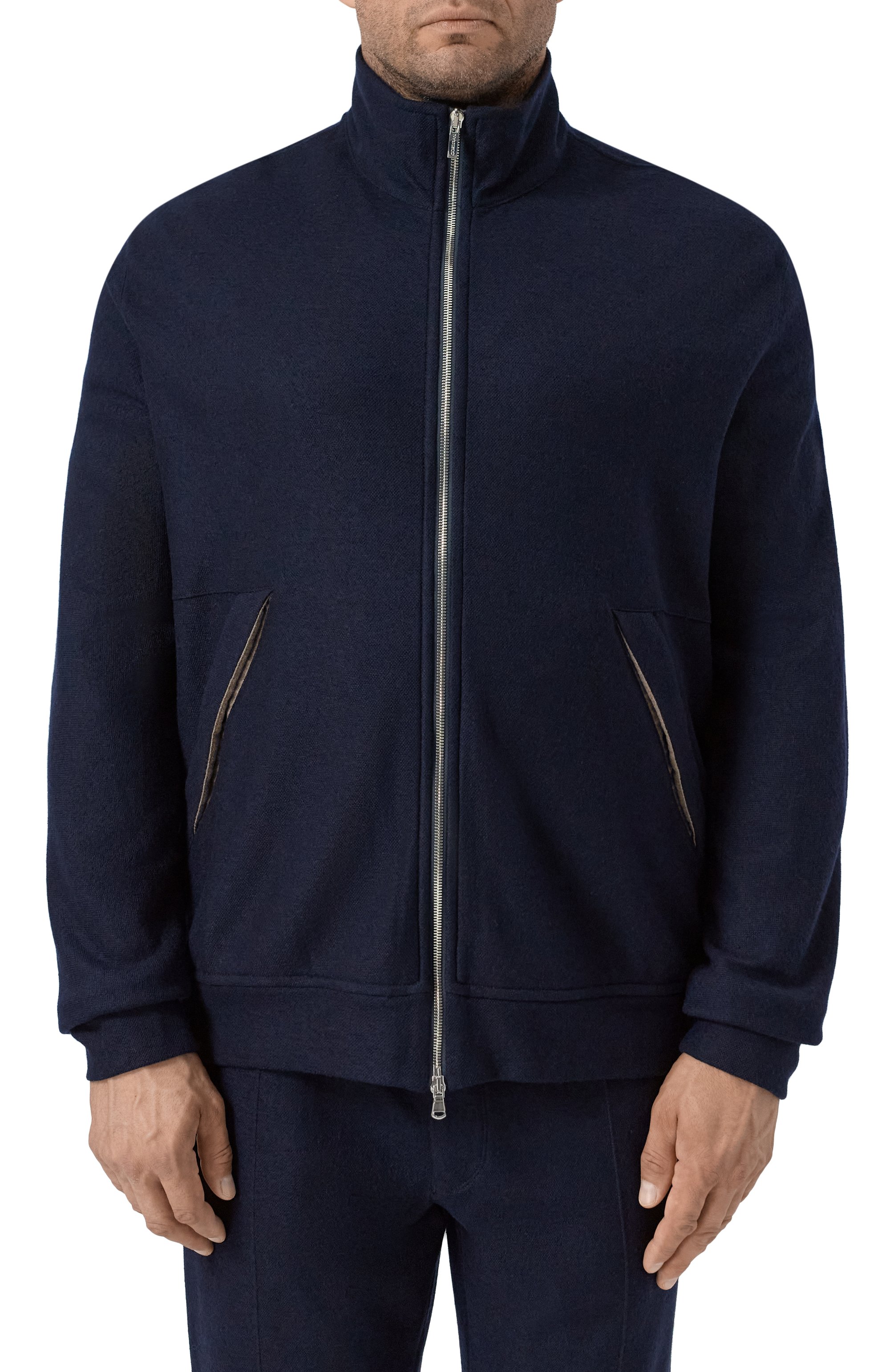 Толстовка из шерсти и кашемир�а CORTIGIANI, арт. 3AF615, фото 3