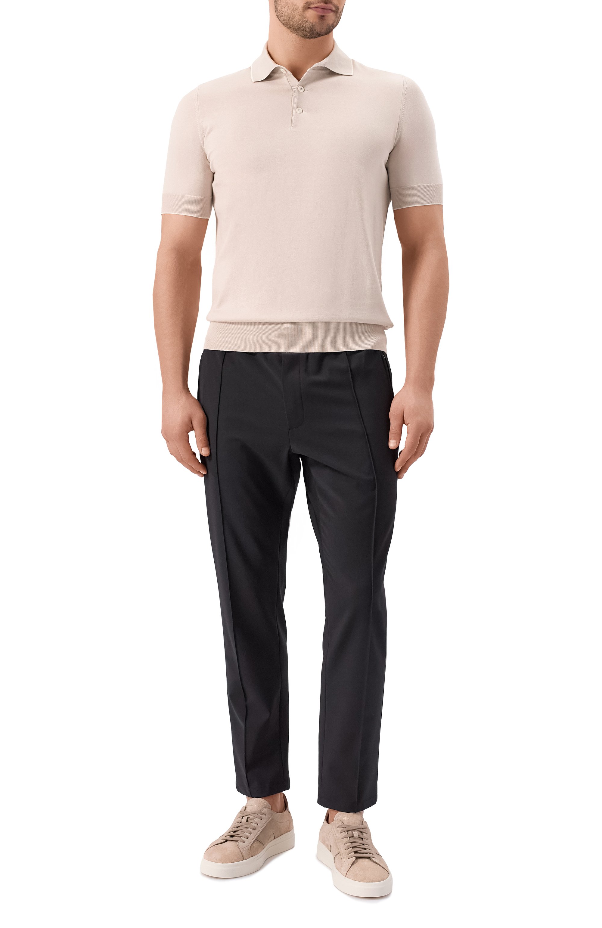 Хлопковое поло BRUNELLO CUCINELLI, арт. M29805205, фото 2