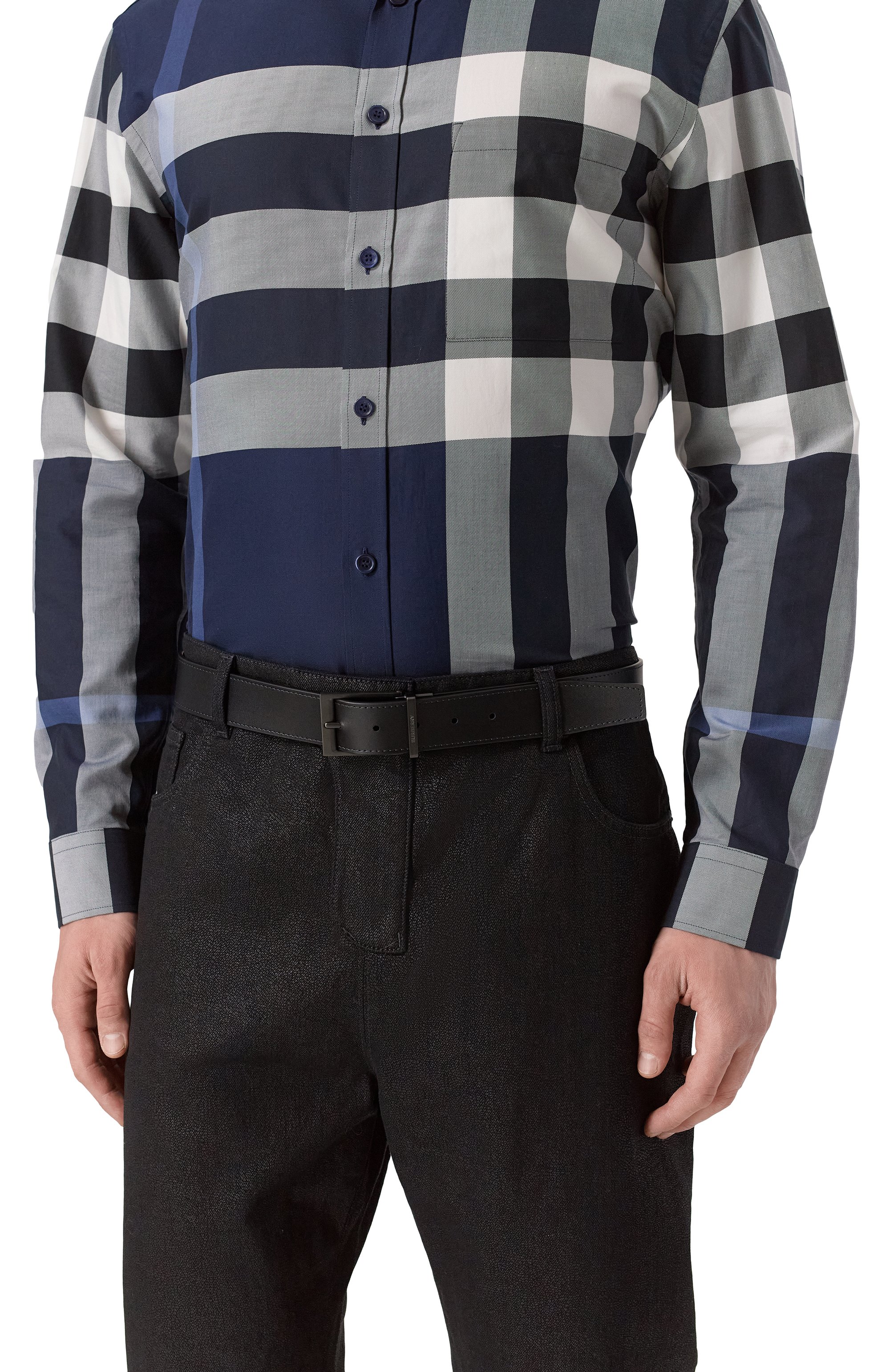 Двусторонний ремень BURBERRY, арт. 8065341, фото 3