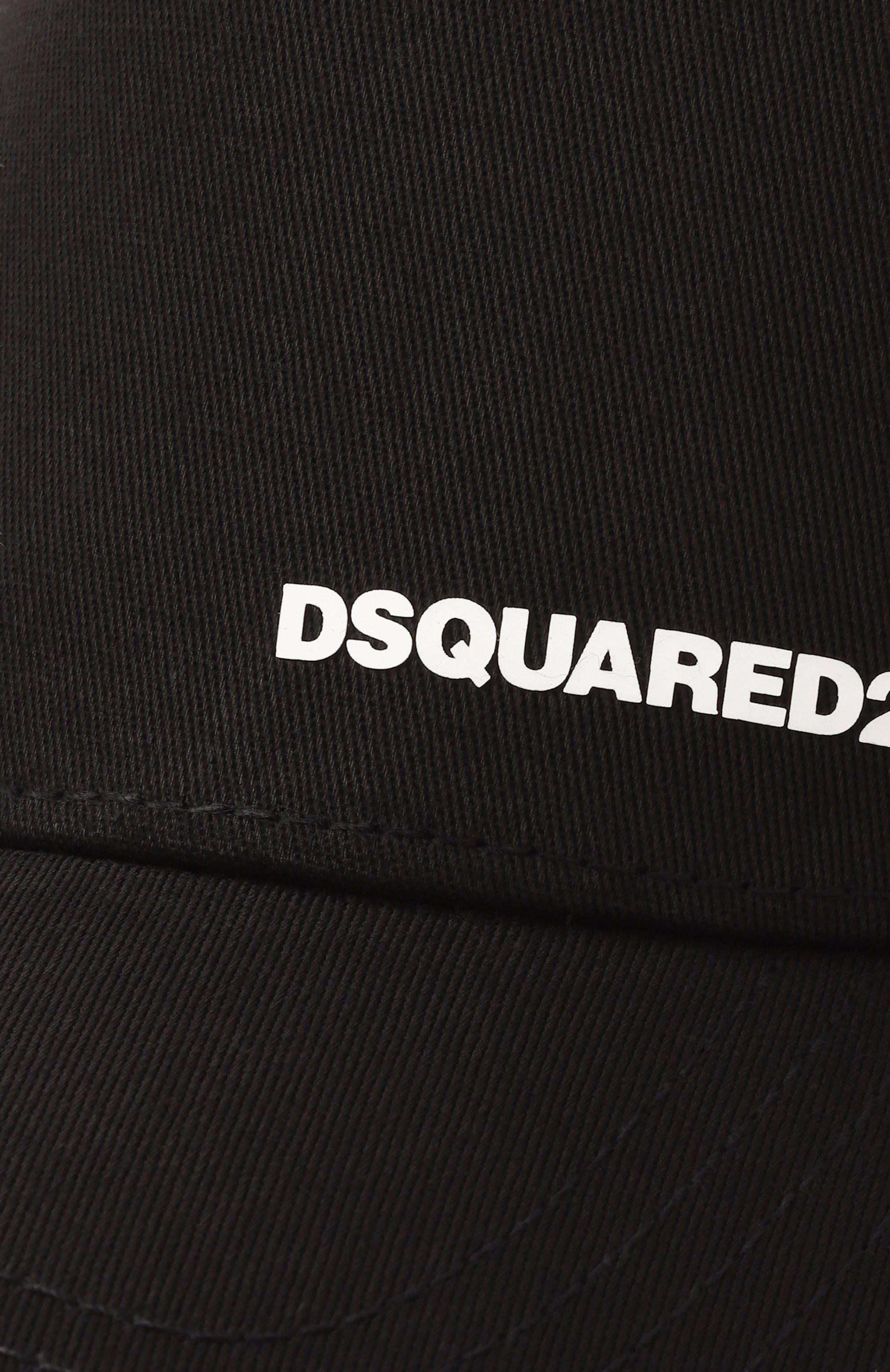 Хлопковая бейсболка DSQUARED2 черного цвета по цене 19600 руб., арт. BCM0876/05C00001, фото 3 Хлопковая бейсболка DSQUARED2, арт. BCM0876/05C00001, фото 3