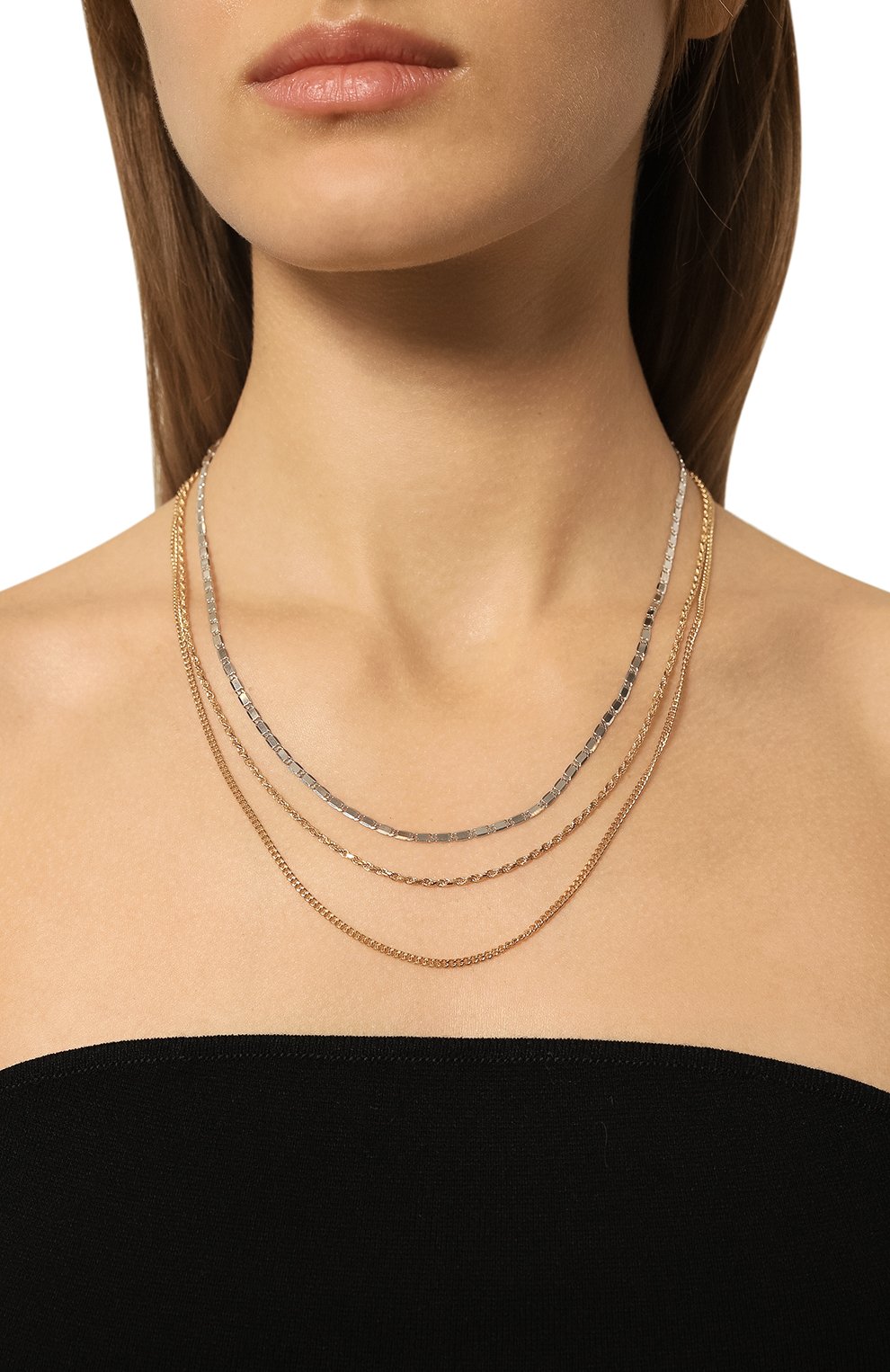 Колье NUMBERING, арт. 7743/G0LD, фото 2