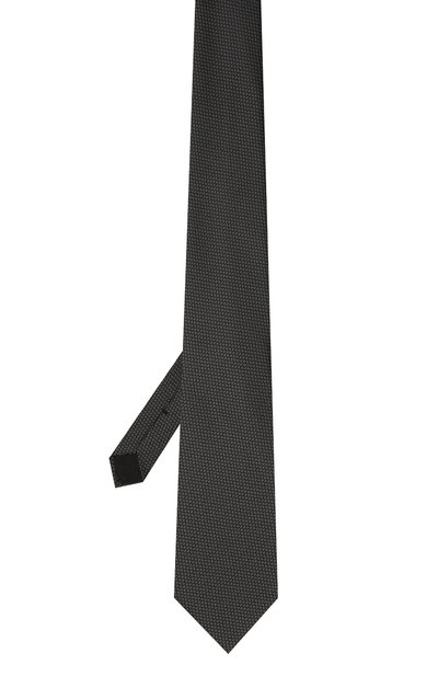 Шелковый галстук TOM FORD темно-серого цвета по цене 23850 руб., арт. 3TF21/XTF, фото 3 Шелковый галстук TOM FORD, арт. 3TF21/XTF, фото 3