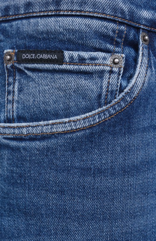 Джинсы Slim Dolce & Gabbana GY07CZ/G8NA1 Голубой  GY07CZ/G8NA1 Фото 6