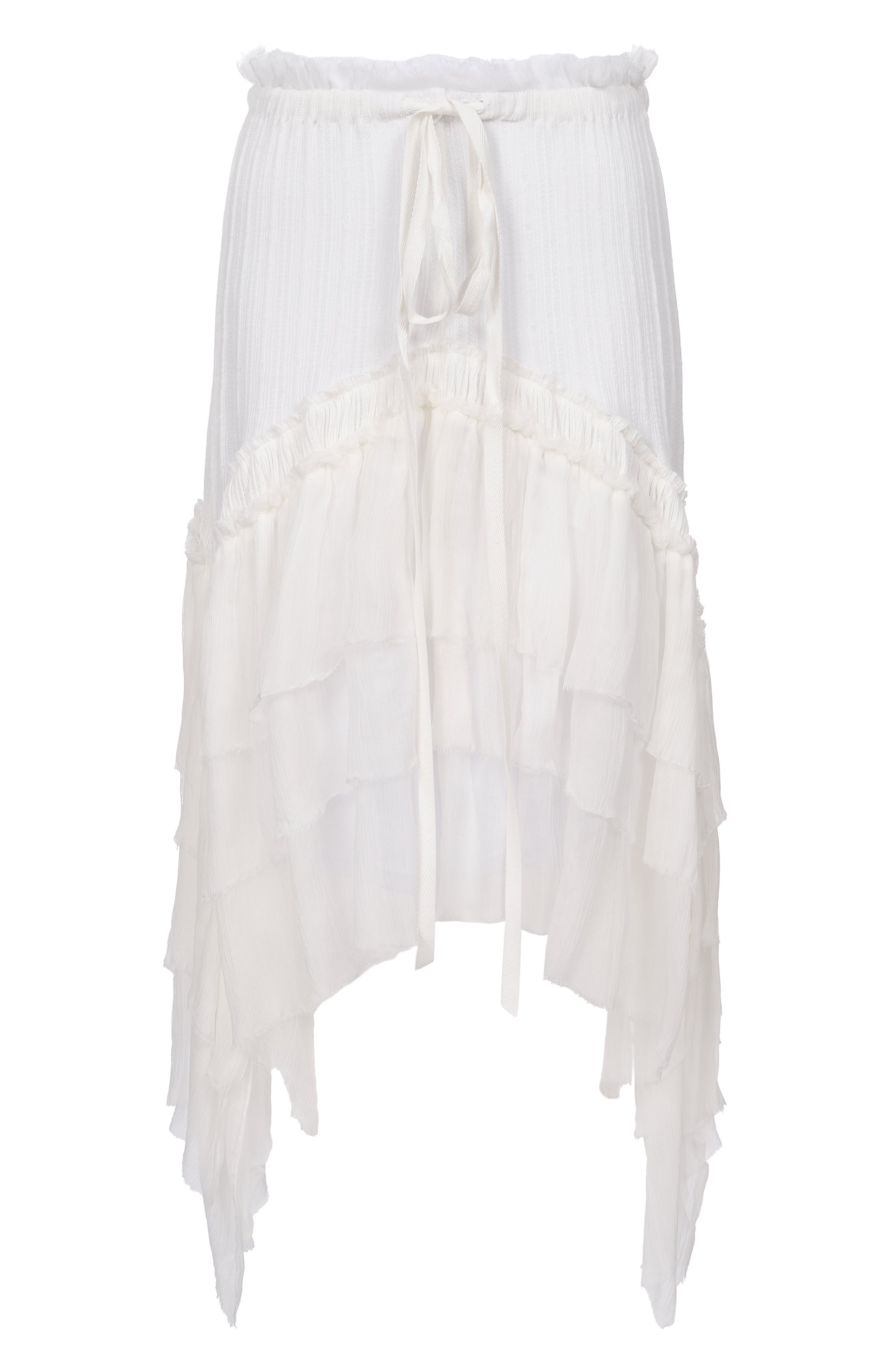 Хлопковая юбка ANN DEMEULEMEESTER, арт. B0013945/FA736, фото 1