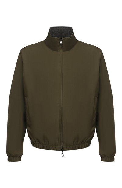 Двусторонний бомбер LORO PIANA хаки цвета по цене 222000 руб., арт. FAF8466, фото 1 Двусторонний бомбер LORO PIANA, арт. FAF8466, фото 1