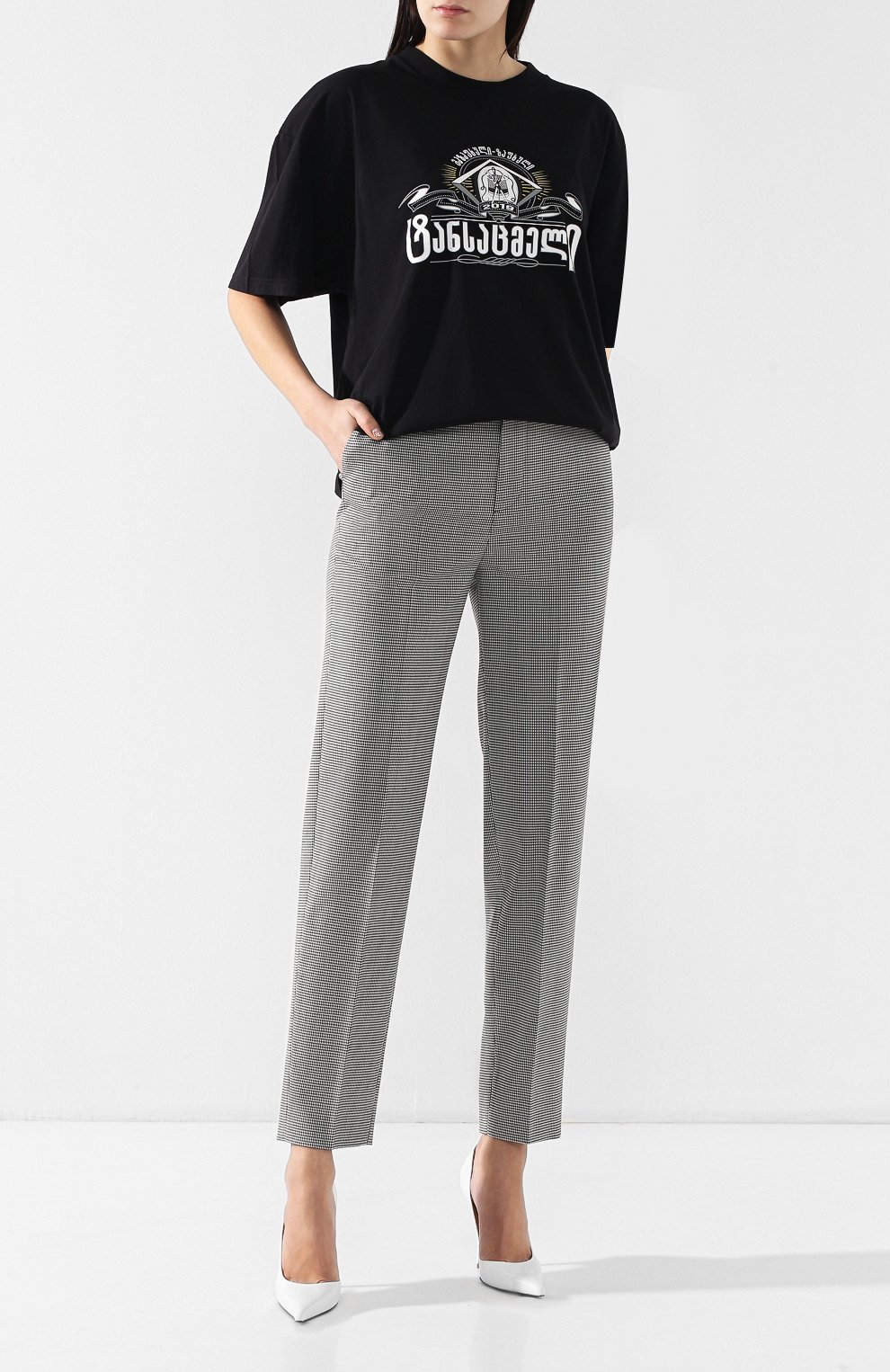 Хлопковая футболка VETEMENTS, арт. USS197071/W, фото 2