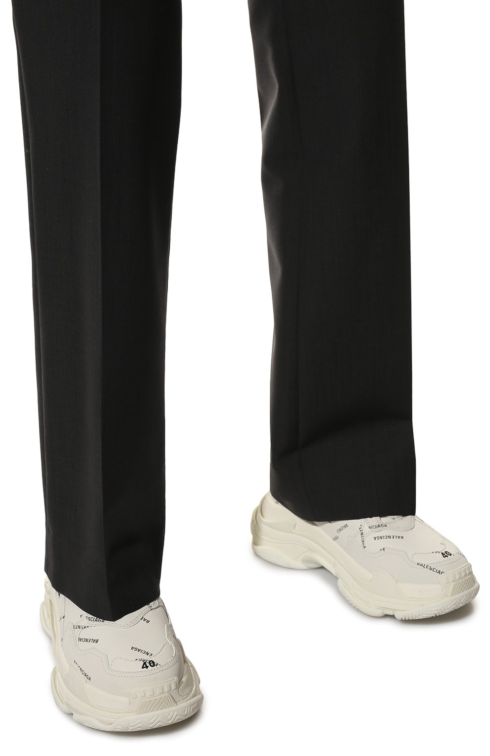 Кожаные кроссовки triple s BALENCIAGA, арт. 524039/W2FA1, фото 3