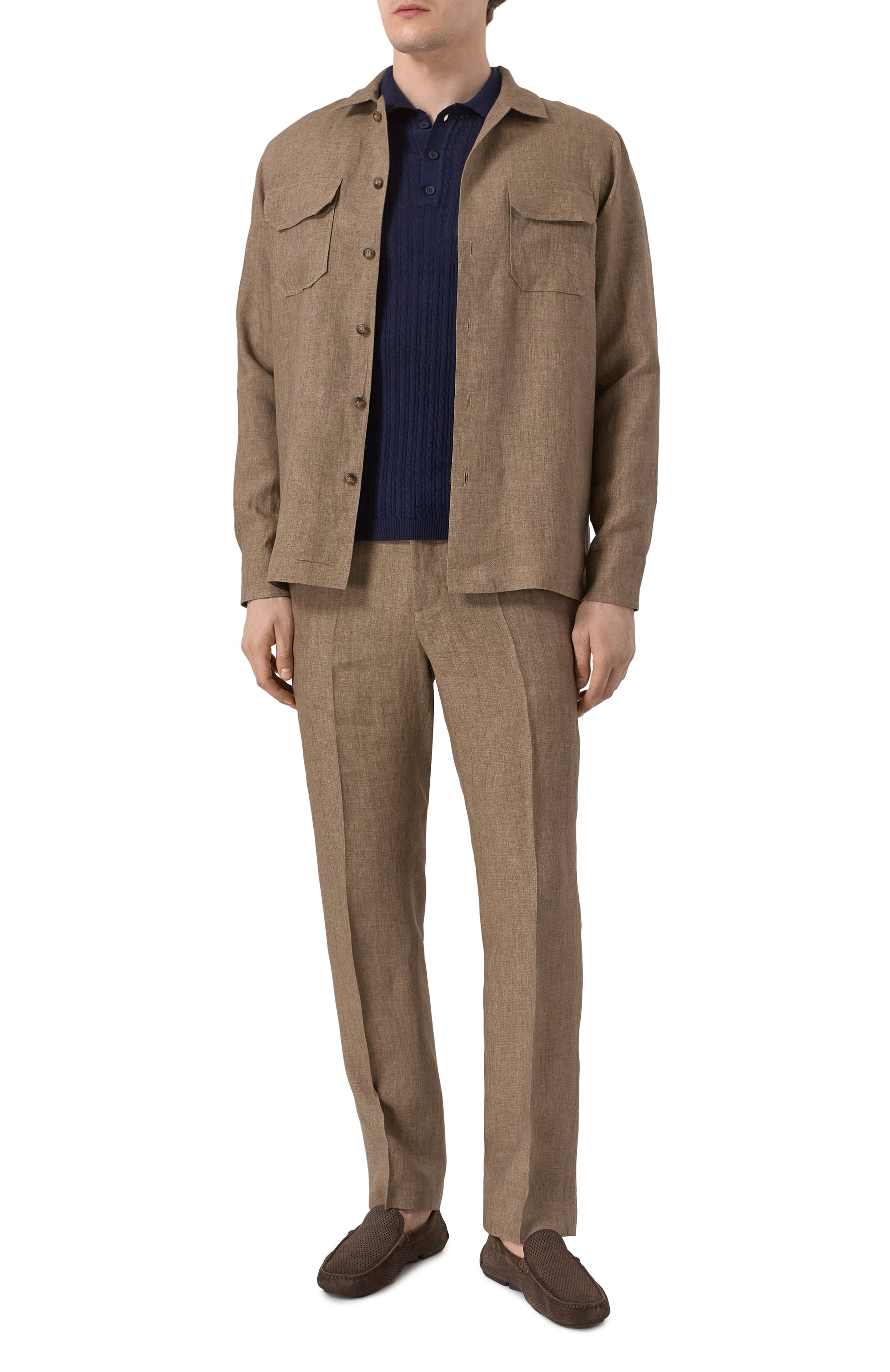 Льняные брюки CAPOBIANCO, арт. 18M810.LL00., фото 2