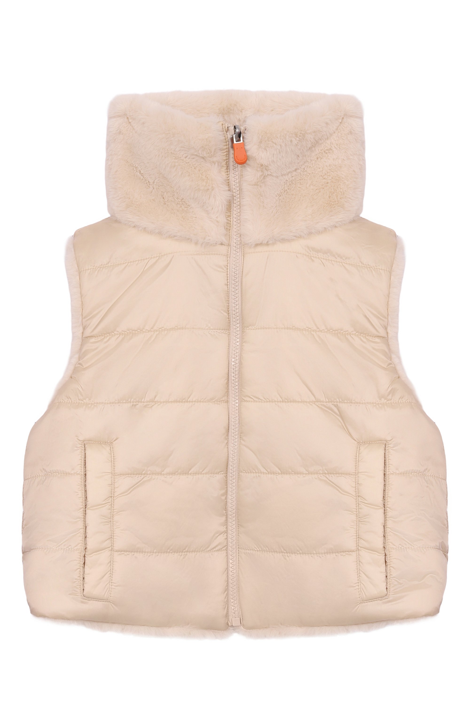 Двусторонний жилет из экомеха SAVE THE DUCK, арт. J82493G/ZENIA/FURY21, фото 3