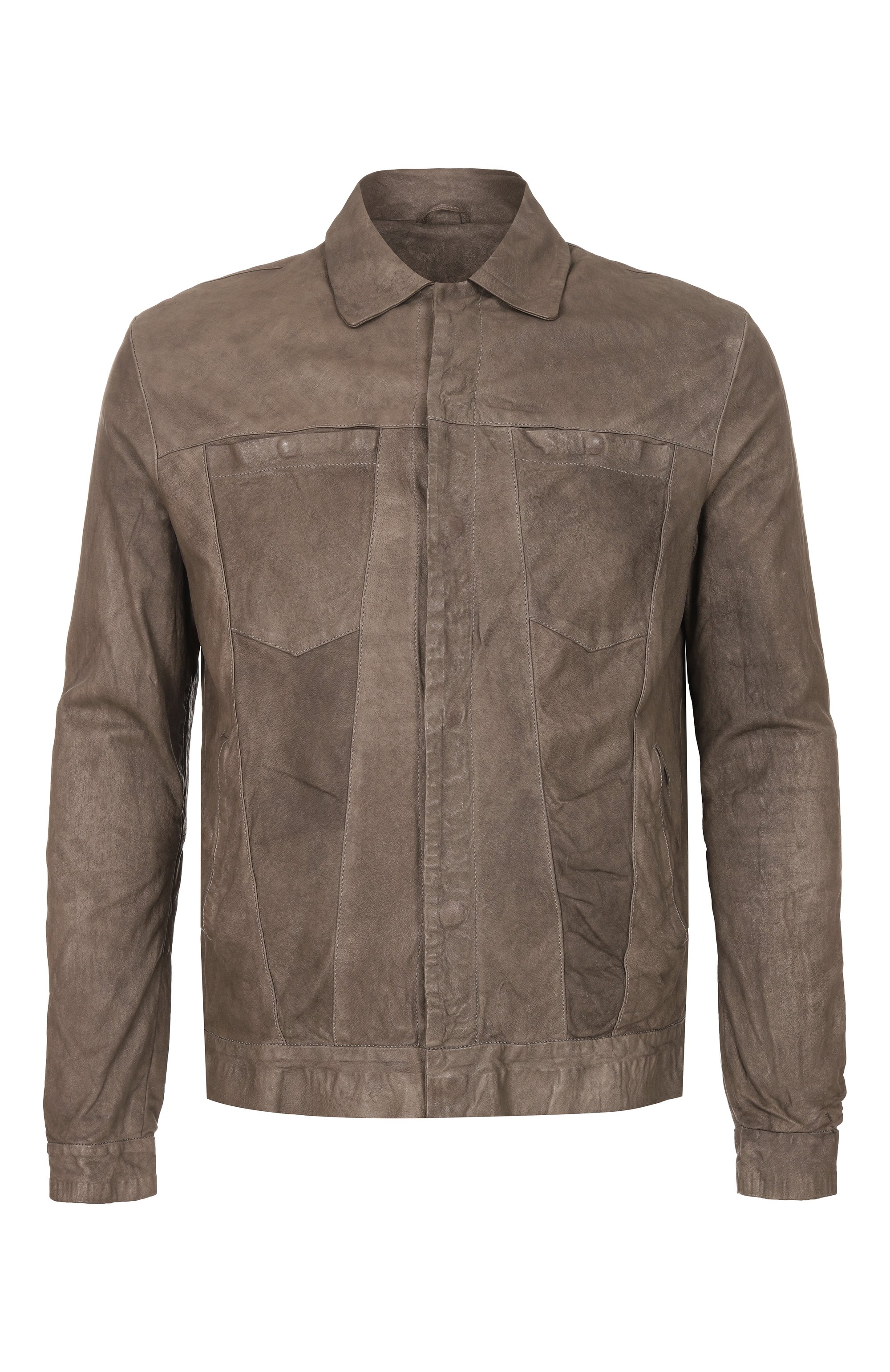 Кожаная куртка-рубашка GIORGIO BRATO, арт. GU25S20098NAPSTM, фото 1