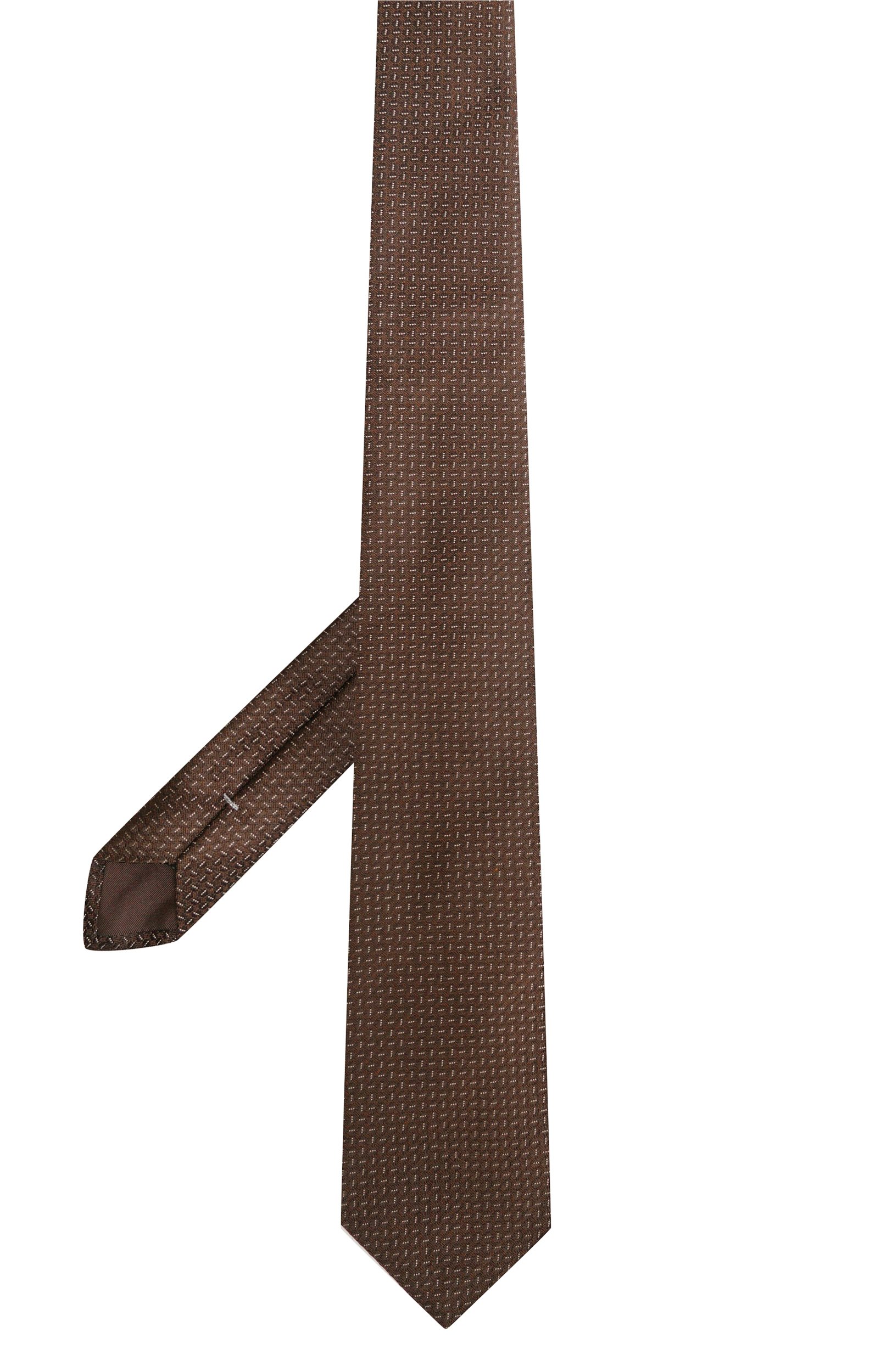 Галстук из шелка и шерсти CANALI, арт. 18/HJ04637, фото 3