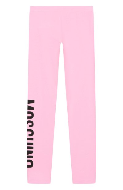 Хлопковые легинсы MOSCHINO, арт. HDP075/LBA00_001, фото 2