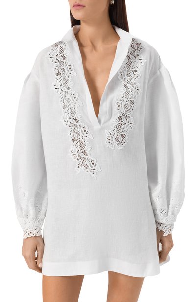 Льняное платье ERMANNO SCERVINO, арт. D464K300NZR, фото 3