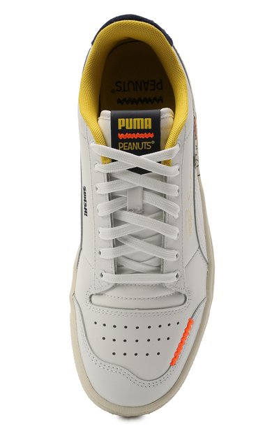 Кожаные кеды puma x peanuts ralph sampson PUMA, арт. 37551601, фото 5