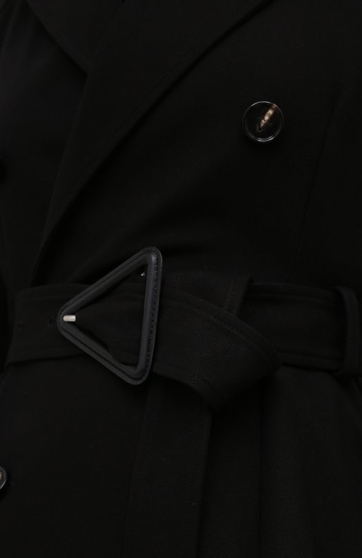 Хлопковый тренч Bottega Veneta 646931/V0BT0 Чёрный  646931/V0BT0 Фото 5