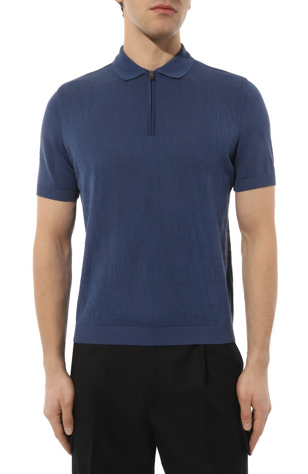 Хлопковое поло CORNELIANI, арт. 93G515-9325021, фото 3