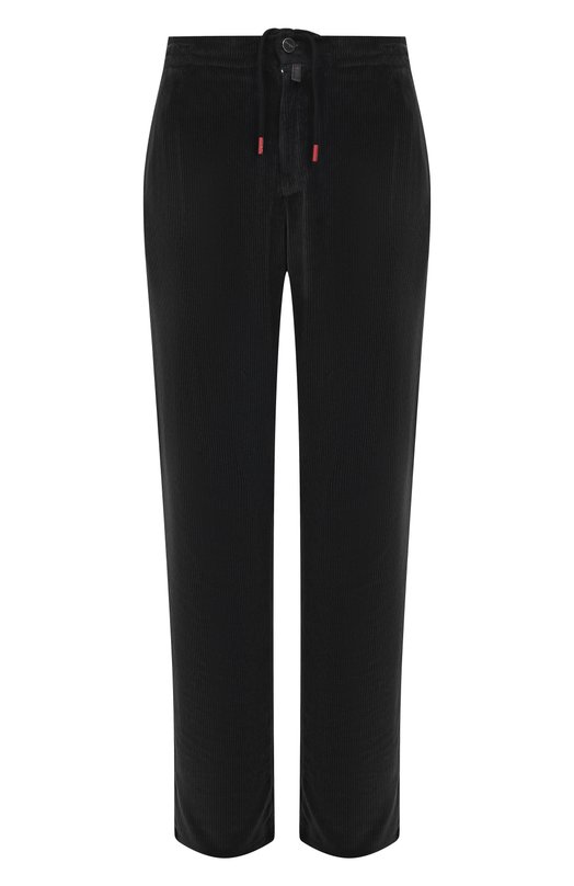 Вельветовые брюки Kiton UPLACRK0138H22 Чёрный UPLACRK0138H22